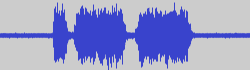 Audio with background or digital noise
